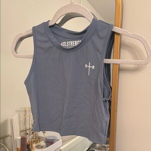 Woman’s Blue Sleeveless Top